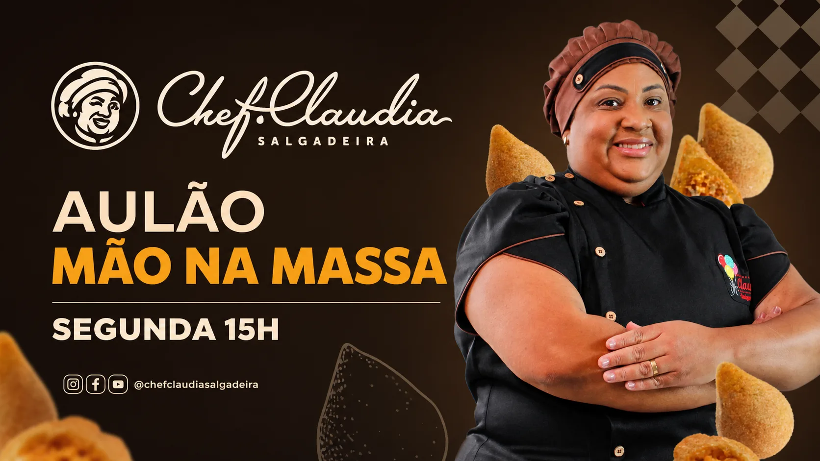Aulão Mão na Massa com a Chef Claudia — entre no grupo do WhatsApp