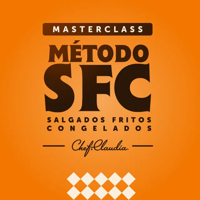 Salgados Fritos Congelados — curso da Chef Claudia